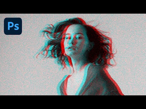 How to Create a Portrait Split Color Glitch Effect in Photoshop | Photoshop Tutorial