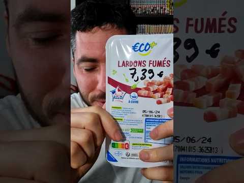 Lardons Herta VS Lardons Eco+ #vs #degustation #lardon #leclerc #charcuterie