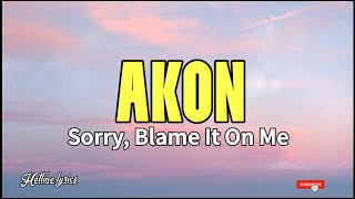 Akon - Sorry, Blame It On Me (Lyrics) 🎵