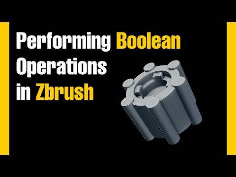 Zbrush | Performing Boolean Operations
