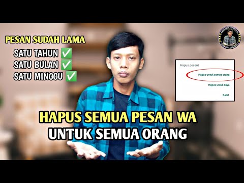 HOW TO DELETE ALL WA MESSAGES THAT HAVE BEEN SENT IN 2023