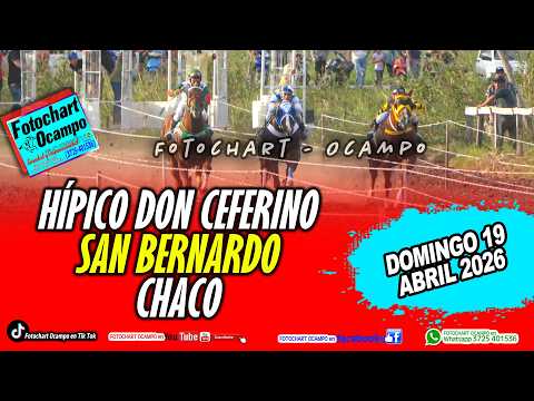 HÍPICO DON CEFERINO- SAN BERNARDO - CHACO- Resumen de la Reunión del 19/04/2026
