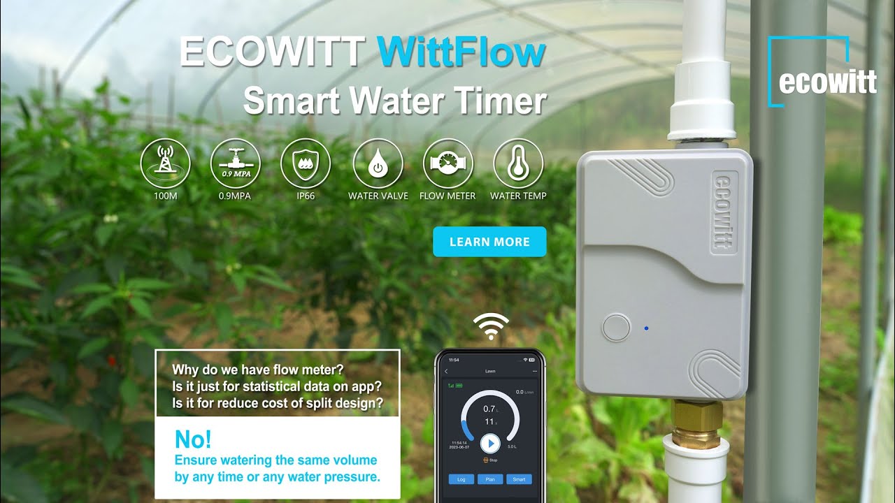WittFlow: smart water timer with intelligent irrigation system