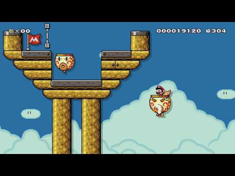 海上基地でシューティング by ムムカ - Super Mario Maker - No Commentary 1bq