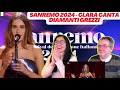Sanremo 2024 Clara Canta Diamanti Grezzi REACTION
