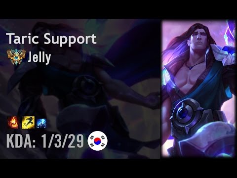 Taric Support vs Alistar - Jelly - KR Challenger Patch 6.10