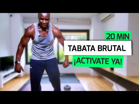 Rutina TABATA Explosiva: 1 Min de Acción + 15s Descanso por 20 Min ⏱️
