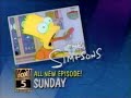 The Simpsons Fox Promo 1990 Life On The Fast Lane S01E09 20 Second