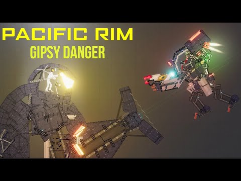 Pacific Rim - Gipsy Danger vs Titanfall Mechs - People Playground 1.22.3