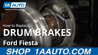 How to Replace Rear Drum Brakes 09-19 Ford Fiesta