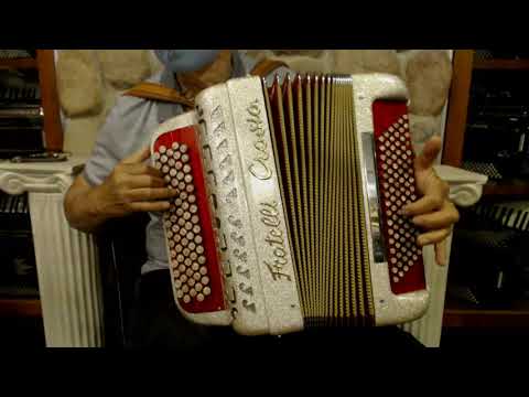 3882 - Gold Sparkle Fratelli Crosio Chromatic Button Accordion C System MMM 77 96 $3999