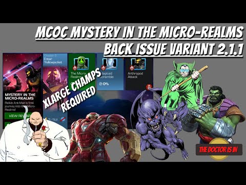 MCOC Mystery in the Micro-realms Back Issue Variant 2.1.1 Walkthrough
