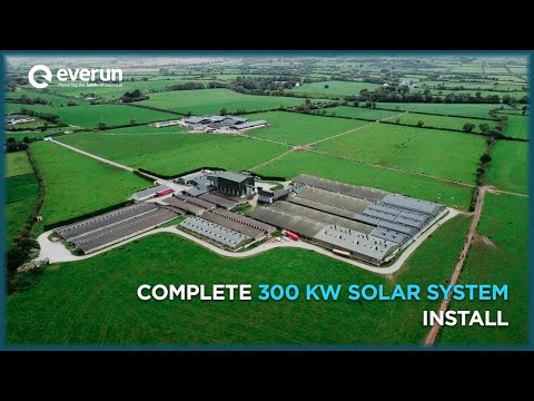 Complete 300 kW Solar System Install with 610 solar watt panels | Everun | Renewable Solutions