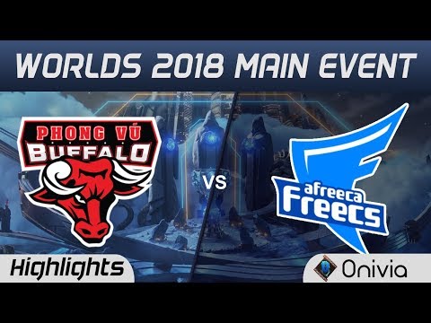 PVB vs AFS Highlights Worlds 2018 Main Event Phong Vu Buffalo vs Afreeca Freecs by Onivia
