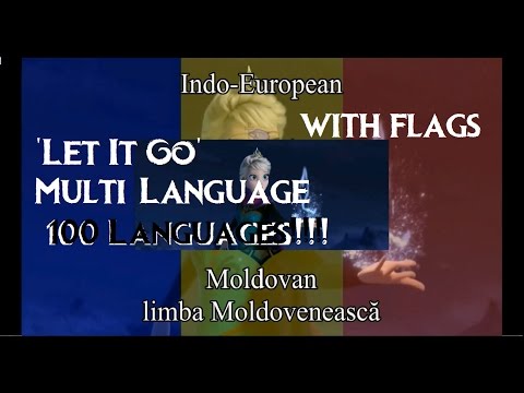 Frozen's 'Let It Go' - Multi-language: Almost 100 LANGUAGES Full-Sequence - With Flags [HQ]