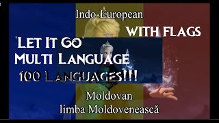 Frozen's 'Let It Go' - Multi-language: Almost 100 LANGUAGES Full-Sequence - With Flags [HQ]