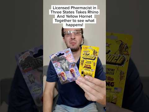 Pharmacist Takes Rhino Pill and Stacker Yellow Hornet together...this is the result #pharmacy #asmr