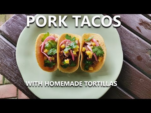 How to make Pork Tacos | Homemade Corn Tortillas | Pineapple Salsa | Tomguts Media