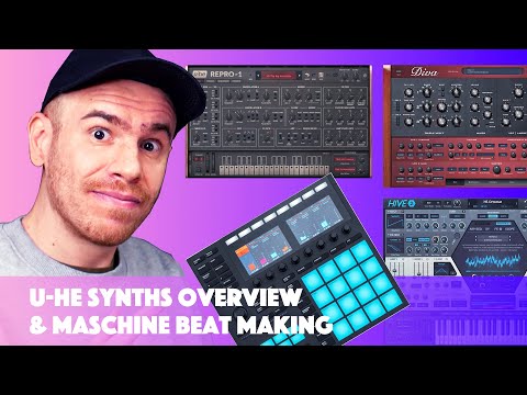 U-He Diva, Hive & Repro Overview + Maschine MK3 Beat Making