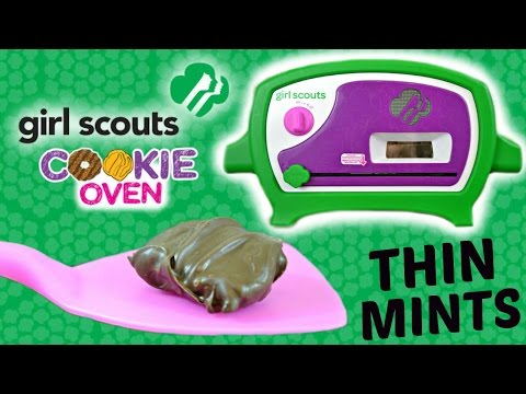 GIRL SCOUTS COOKIE OVEN How To Bake Thin Mint Girl Scout Cookies DIY Video