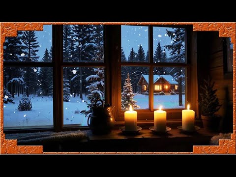 Magnifique Musique Douce & Relaxante | Neige qui Tombe par la Fenêtre | Ambiance Cozy & Apaisante ❄️