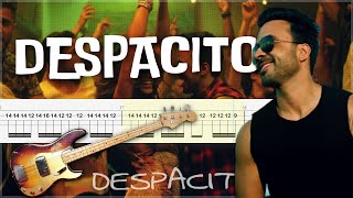 Luis Fonsi - Despacito ft. Daddy Yankee (Bass Arrangement Tabs) By  @Chamis Bass