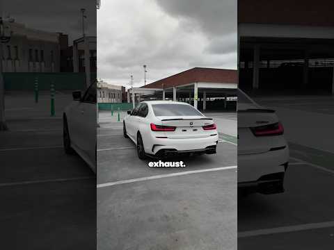 BMW 330e Stock Exhaust vs Muffler Delete #backboxdelete #mufflerdelete #customexhaust