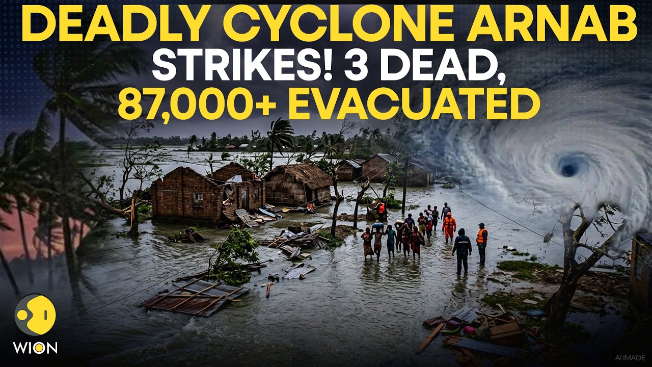Cyclone Arnab LIVE: 3 Dead as Odisha, Andhra Face Deadly Storm Threat and Heavy Rain | WION