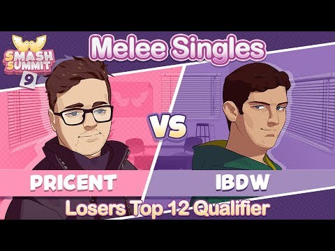 Pricent vs iBDW - Losers Top 12 Qualifier Melee Singles - Smash Summit 9 | Fox vs Fox