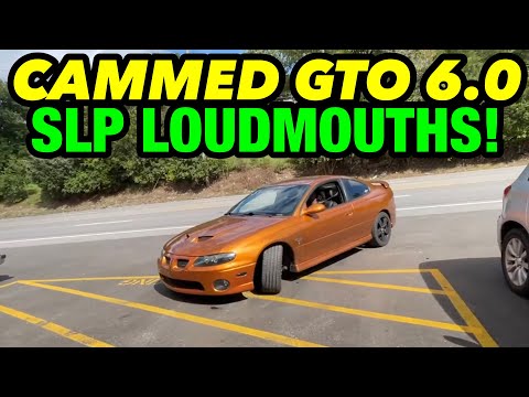 CAMMED Pontiac GTO 6.0L V8 DUAL EXHAUST w/ SLP LOUDMOUTHS!