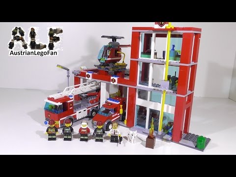 Vidéo LEGO City 60004 : La caserne des pompiers