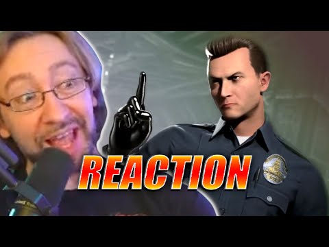 MAX REACTS: T-1000 Full Reveal - Mortal Kombat 1