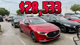 Mazda Dealership Completely Full