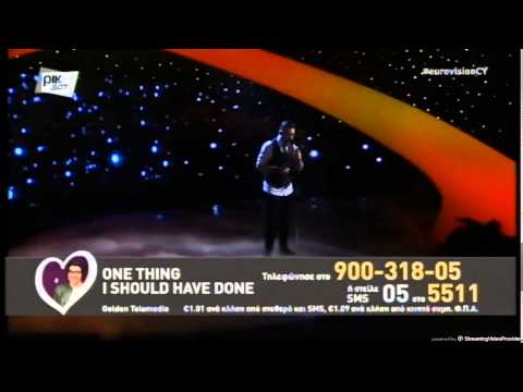 Eurovision 2015 (Cyprus) : [WINNER] Giannis Karagiannis - One Thing I Should Have Done