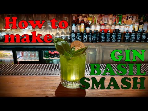 How to make GIN BASIL SMASH by Mr.Tolmach