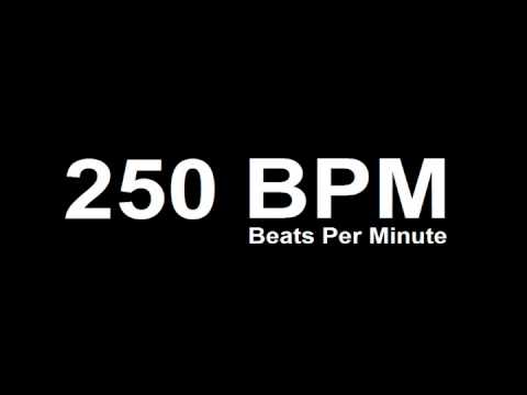 250 BPM Beats Per Minute Metronome Click Track