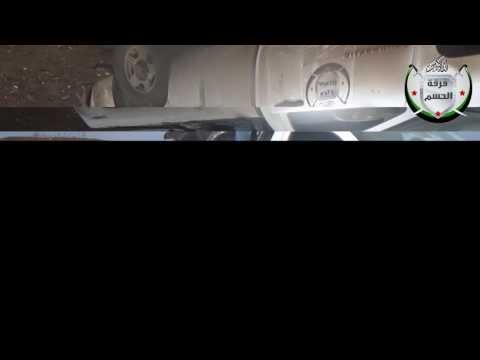 استهداف عناصر تنظيم داعش في حوض اليرموك في ريف درعا بالرشاشات الثقيلة من قبل فرقة الحسم