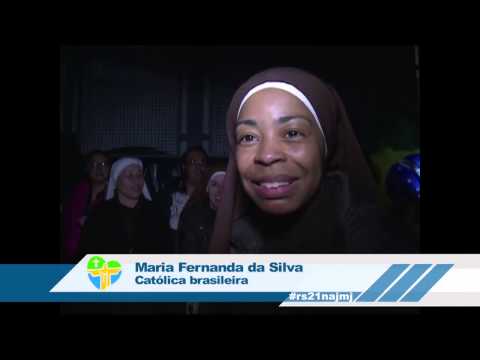 JMJ 24/07/2013 - Fiéis a espera do Papa Aparecida