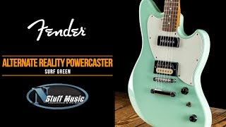 Video thumbnail for Fender Alternate Reality Powercaster - In-Depth Demo by N Stuff Music
