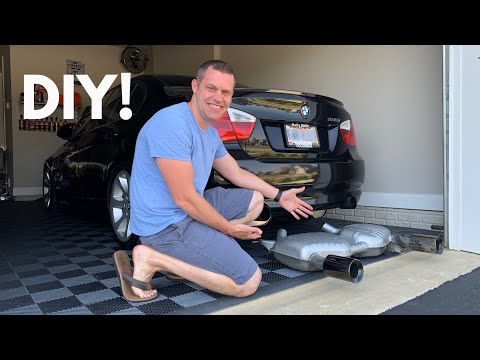 BMW 335i Dinan Exhaust DIY Install!