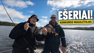 EŠERIAI mažame Molėtų ežere! 🎣 + SKELBIAME KONKURSO NUGALĖTOJĄ🎁