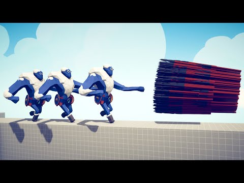 3x ICE GIANTS vs EVERY GOD - Totally Accurate Battle Simulator TABS