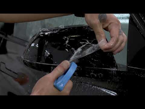 How To Install XPEL Paint Protection Film to Tesla Model 3 Mirror