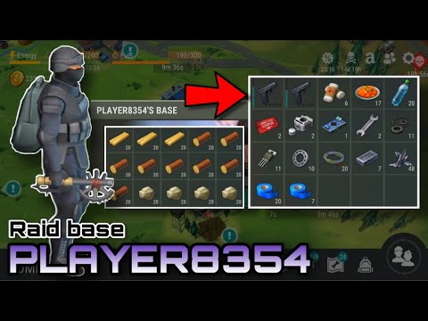 Raid base Player8354 | RaidTime ปล้นกันเถอะ | LDOE | Last day on earth : Survival