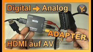 HDMI auf AV Konverter - Macht das Sinn? Gana HDMI2AV Adapter Review