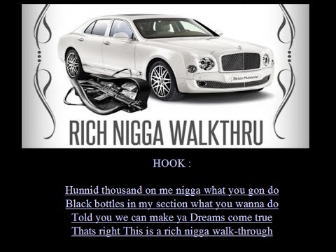 [LYRICS] Bleu Davinci ft Rick Ross -  Rich Nigga Walk Thru + LYRICS