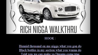 [LYRICS] Bleu Davinci ft Rick Ross -  Rich Nigga Walk Thru + LYRICS