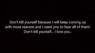 Don&#39;t Kill Yourself | Spoken Word Poetry