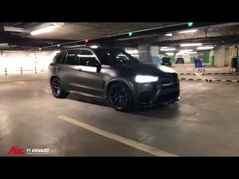 BMW F85 X5M x Zperformance x Fi Exhaust - Aggresive AK47 Sound !