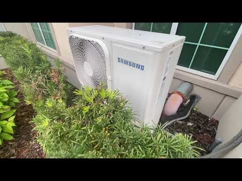 3 Ductless heat pumps running in COOL mode at a ResidenceInn Marriott hotel in Orlando, Florida!